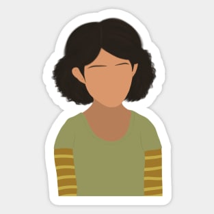 The Walking Dead Game Season 1 Clementine Fan Art Sticker